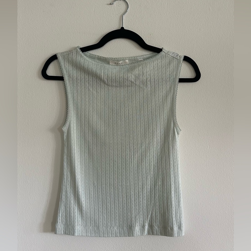 Dôen Ida Light Green Tank Top